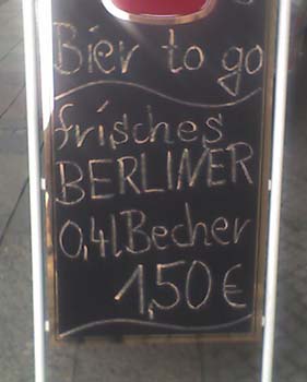 Bier to go